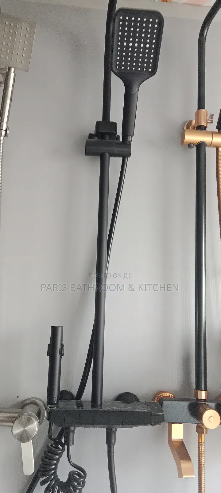 Shower Mixer Black Piano