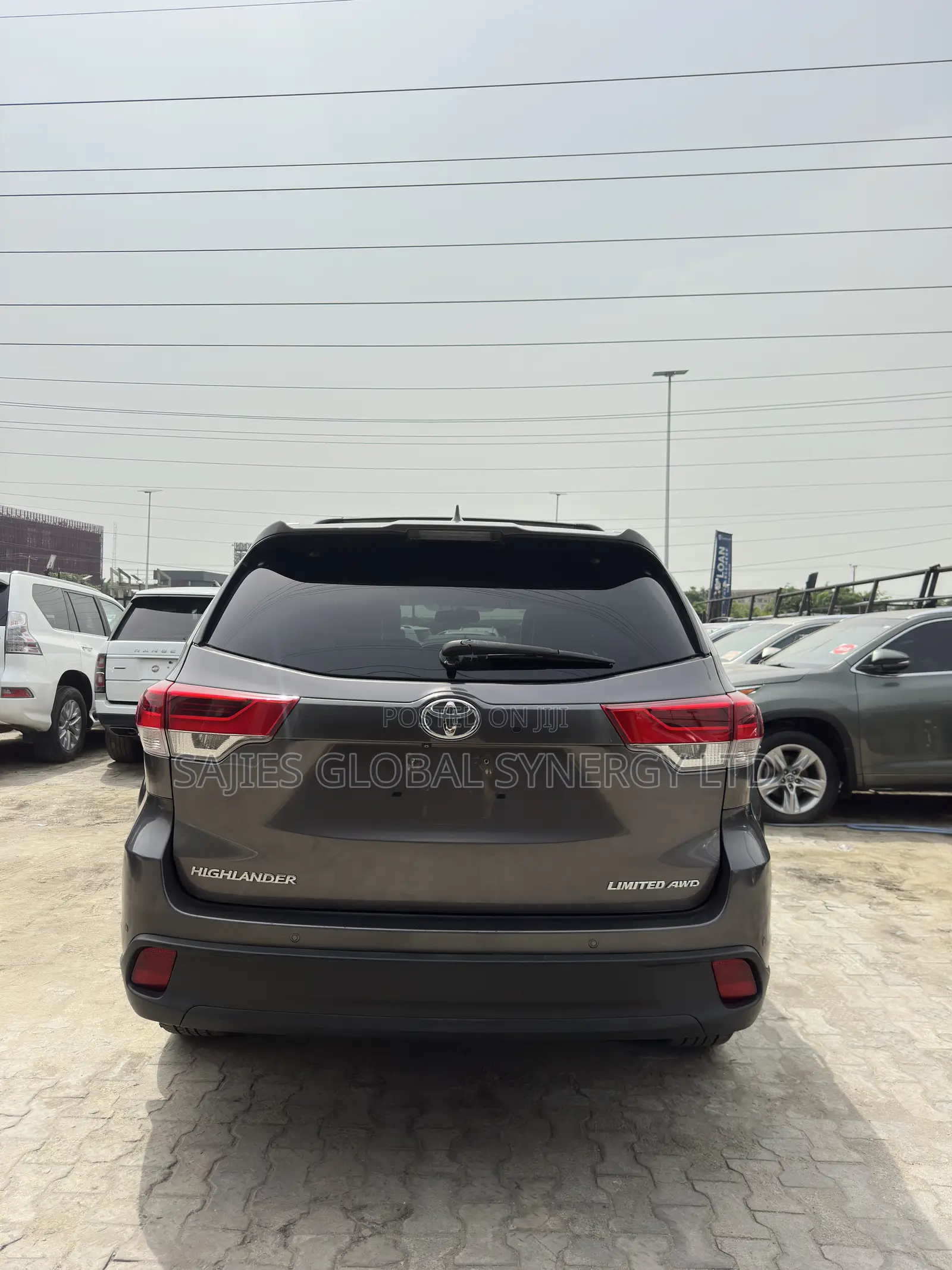 Toyota Highlander Limited V6 4x4 (3.5L 6cyl 6A) 2016 Gray