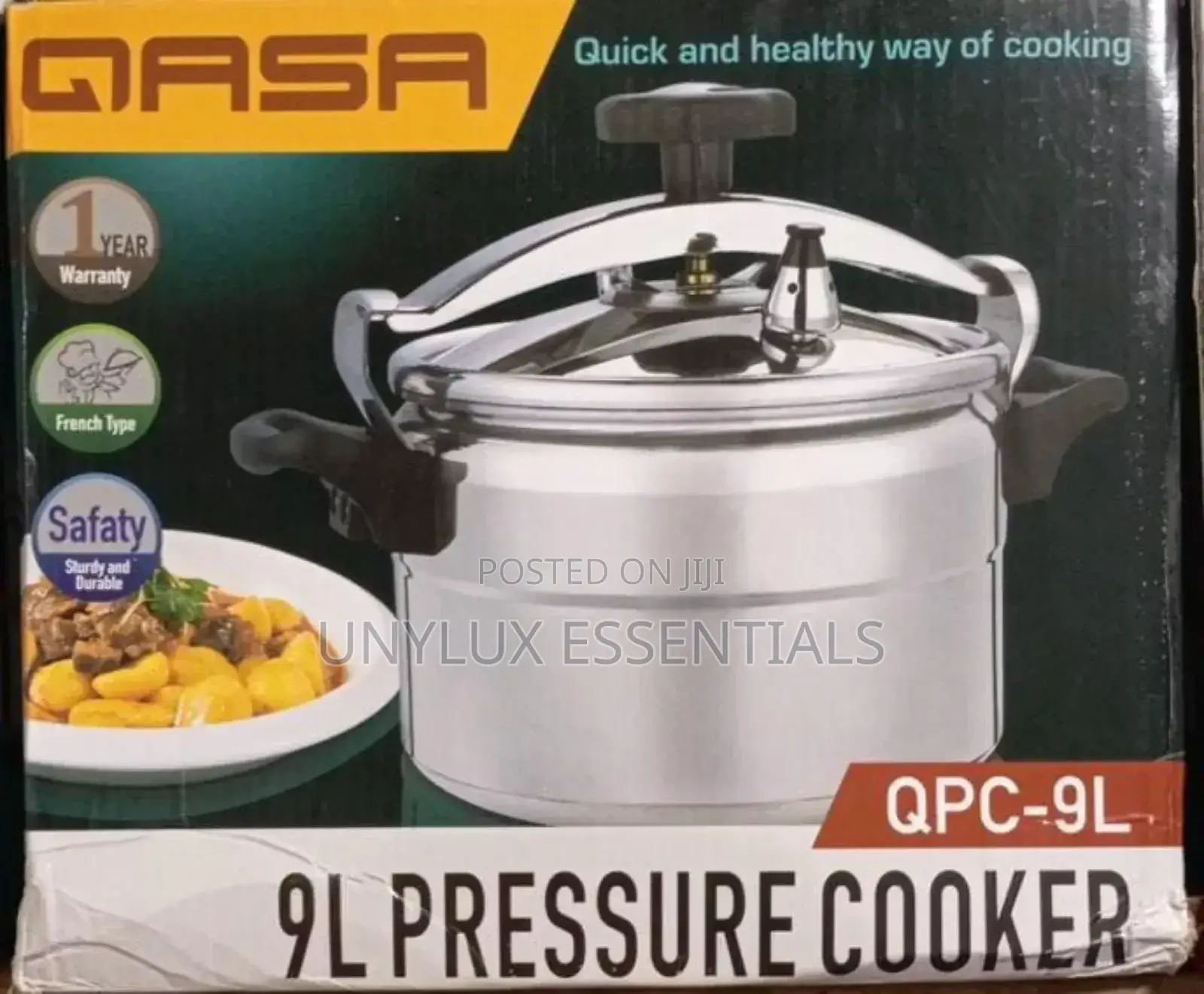 Qasa Pressure Cooker 9l.