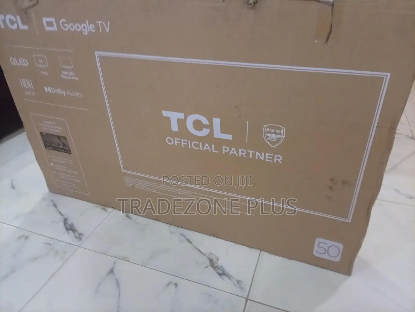 TCL 50” Smart Tv HDR – Ultra Slim Frame, Cinema Sound Quality
