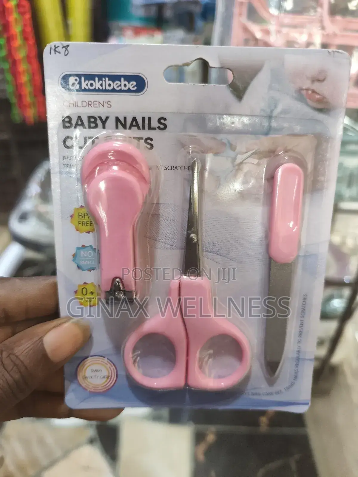 3-Piece Baby Nails Care Set With Nail Clipper, Nail Scissor, and File