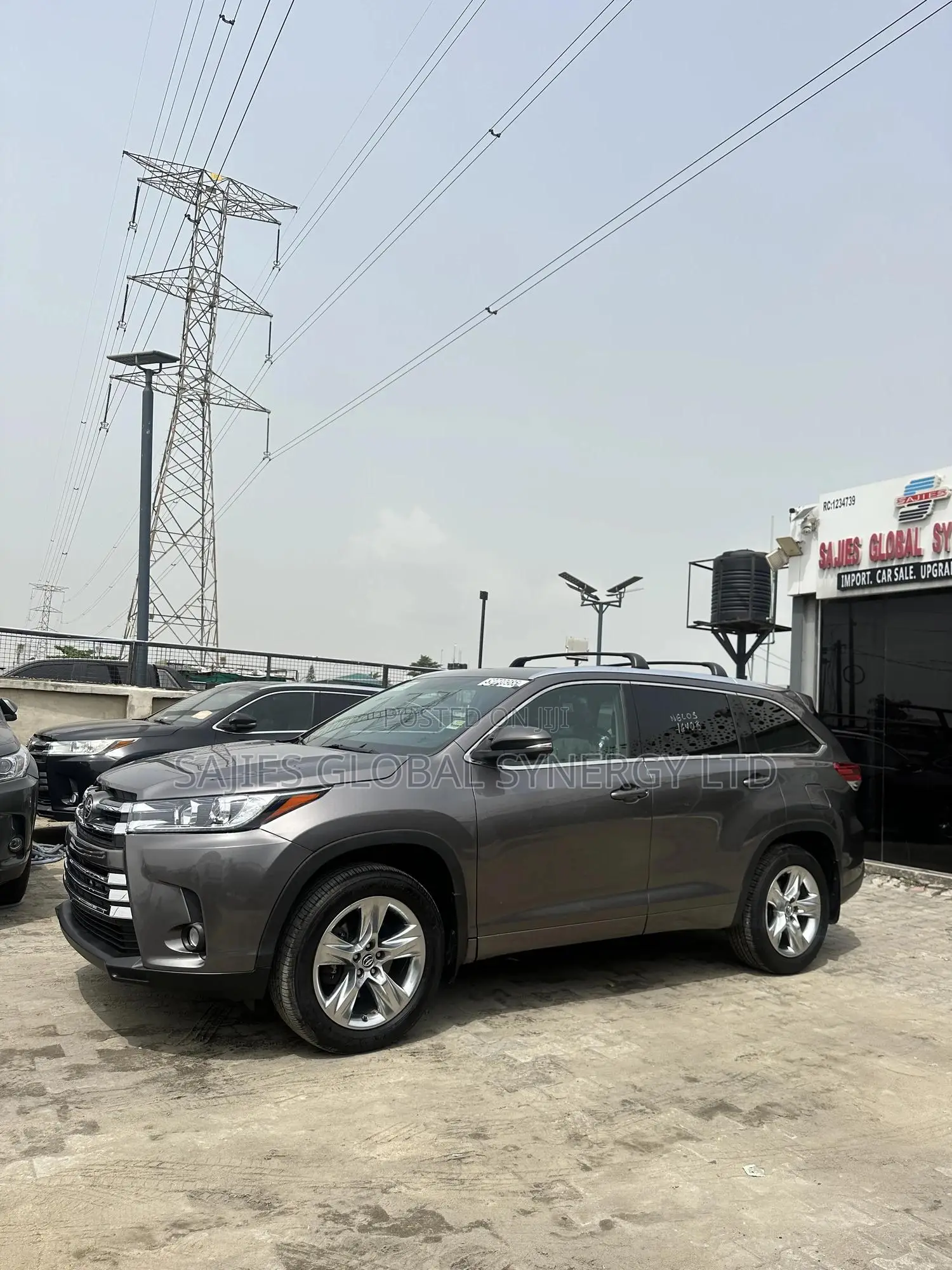 Toyota Highlander Limited V6 4x4 (3.5L 6cyl 6A) 2016 Gray