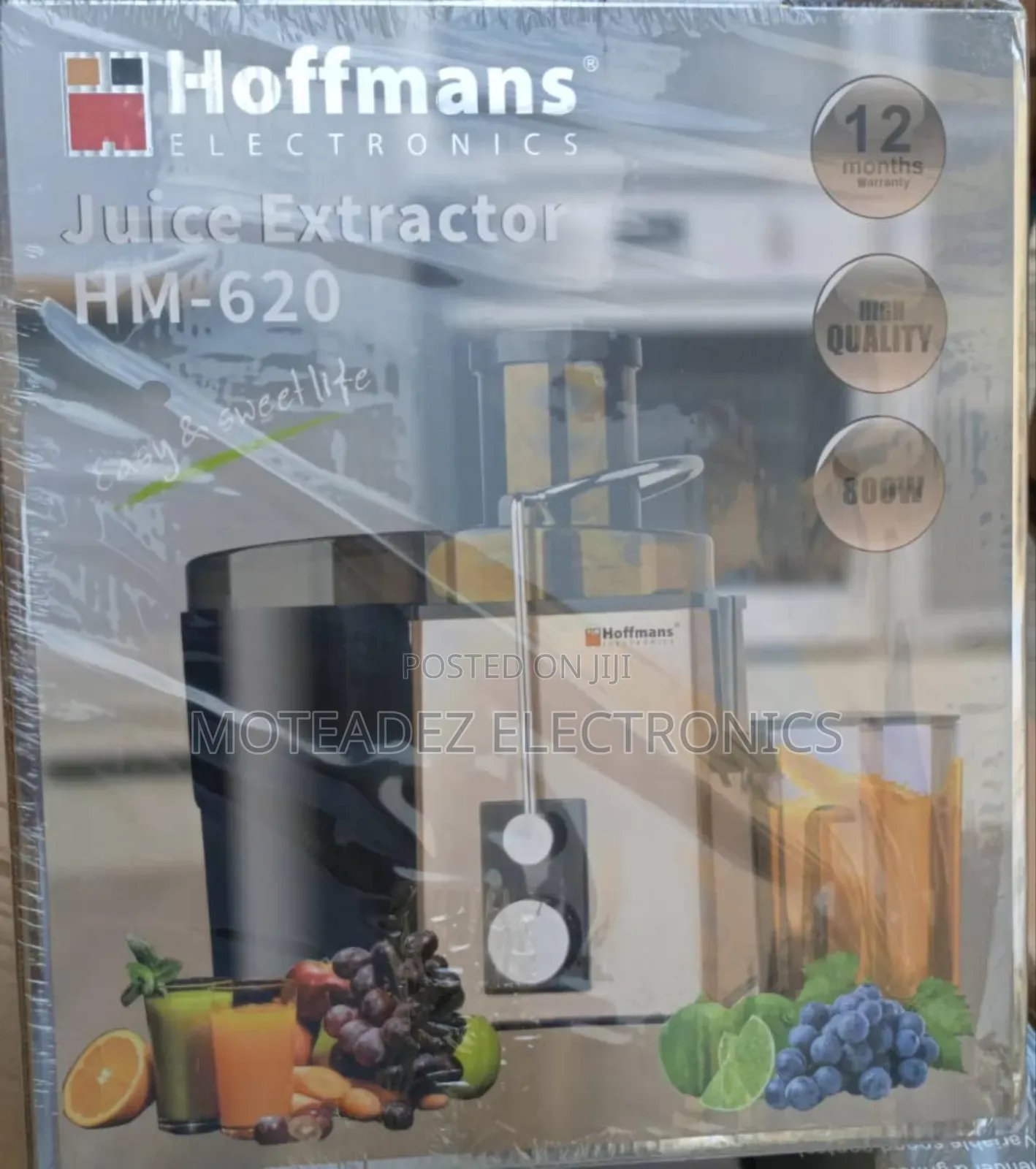 Hoffmans 1200w High Power Electric Juice Extractor/Juicer