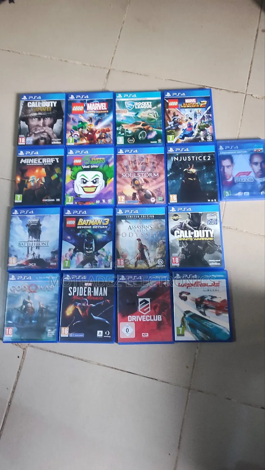 Uk Used Sony Ps4 Game CDS (100% Working)