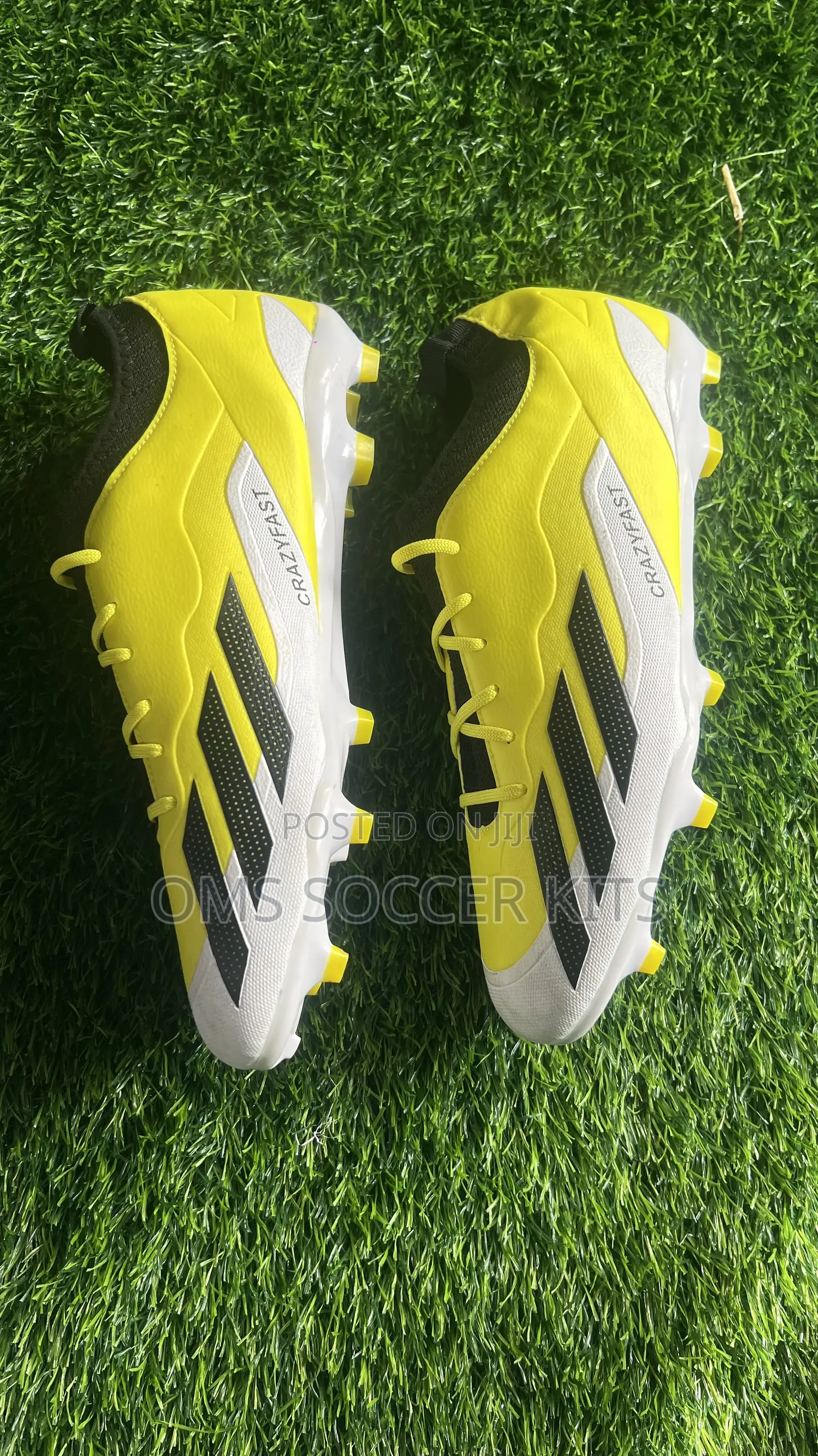 Adidas Crazyfast Soccer Boot (46) Yellow