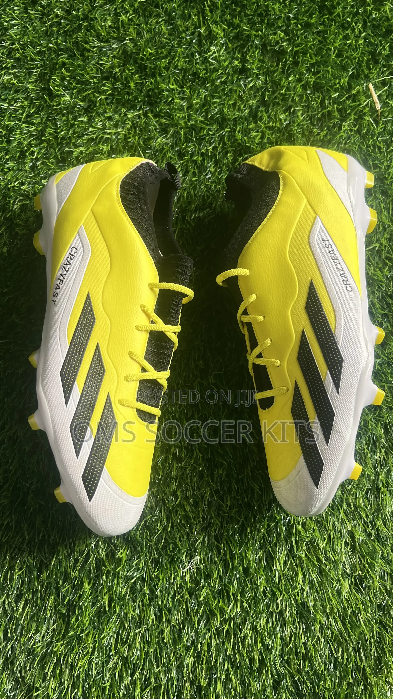 Adidas Crazyfast Soccer Boot (46) Yellow