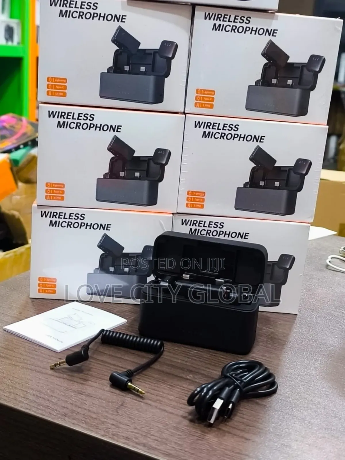 M15 Mini Wireless 3in1 Microphone for Phone ,Camera Ai Anc Magnetic