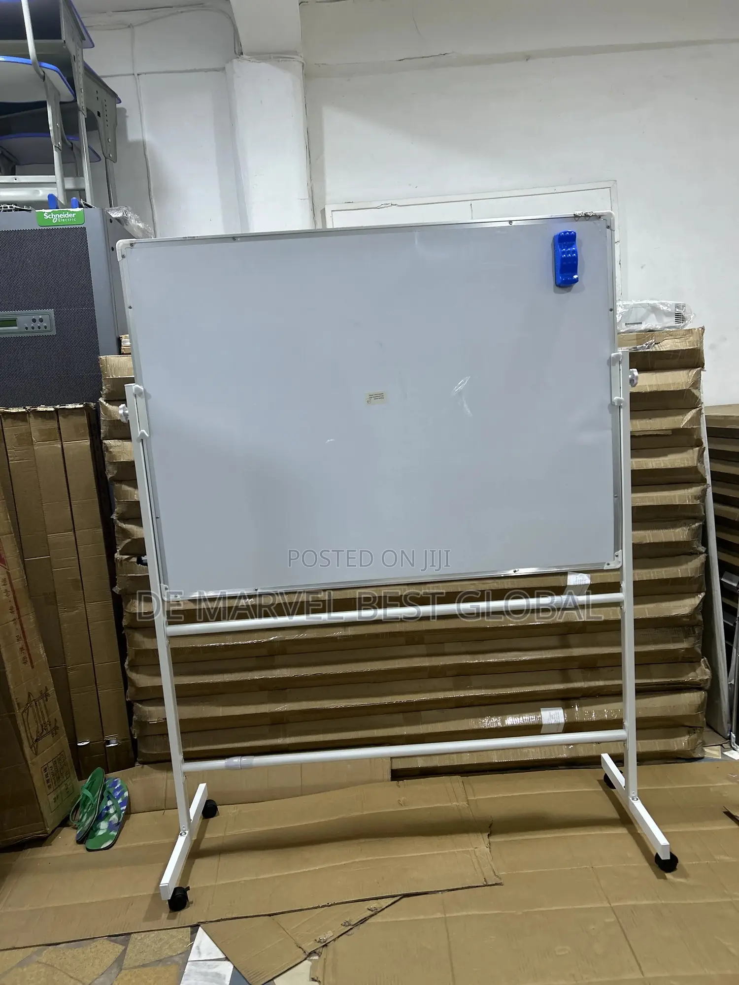 Magnetic White Board 120x90cm (4x3ft) With Stand