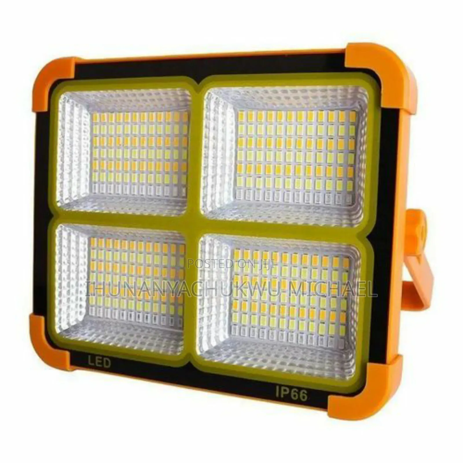 120w Solar Rechargeable Light With Panel On The Body, Multi Function