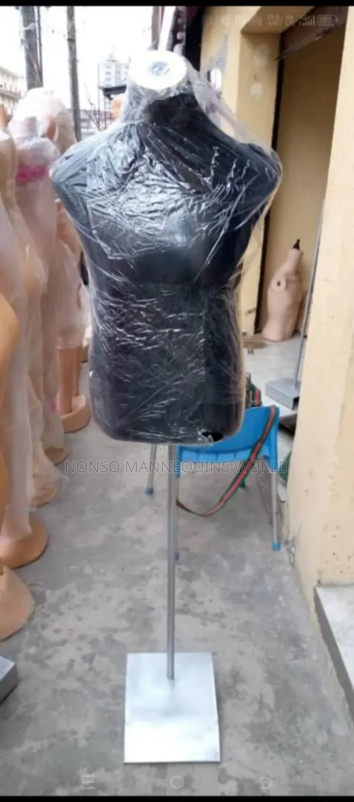 Male Body Form With Metallic Base