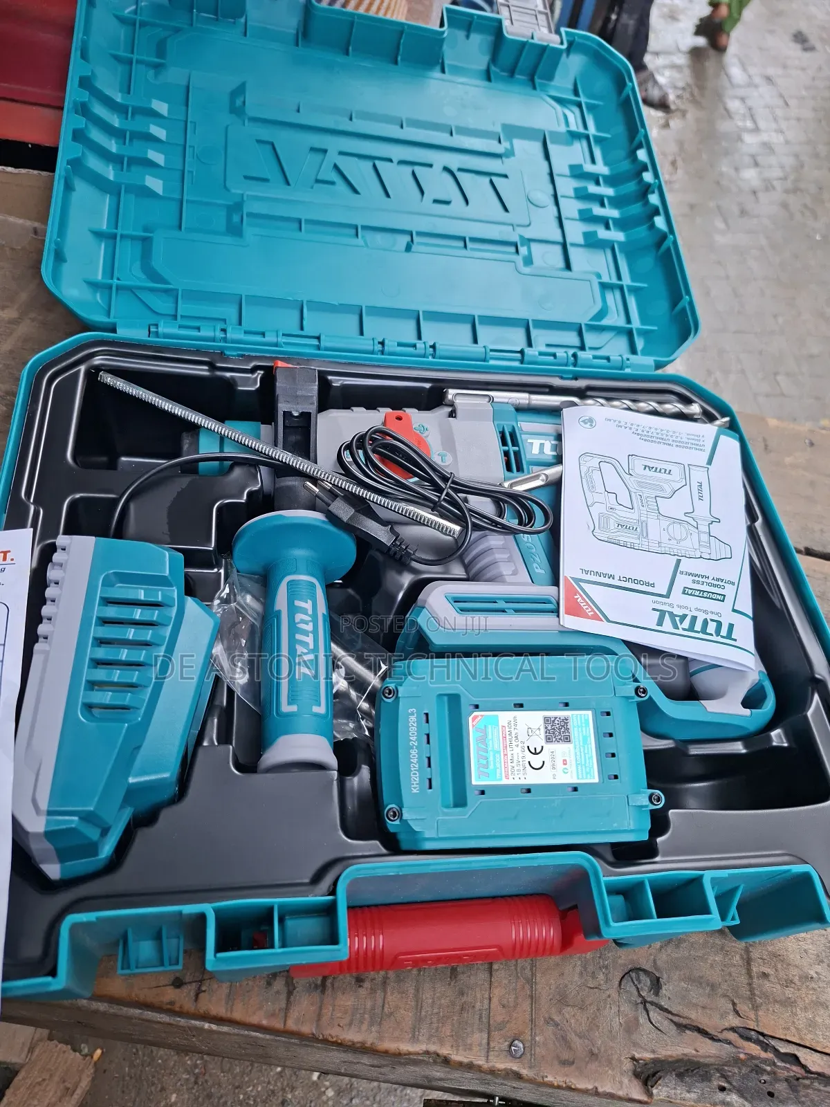 Total Cordless Rotary Hammer-22mm