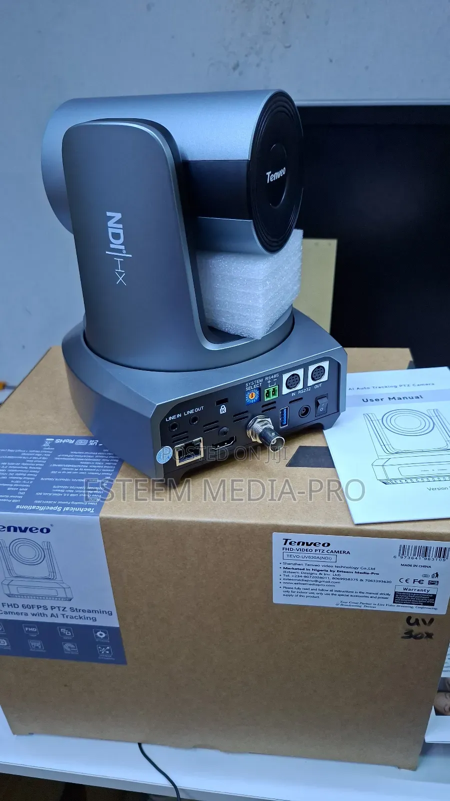 Tenveo Tevo-Uv630a Ultra Ndihx Ai-Powered 30x Optical Zoom PTZ
