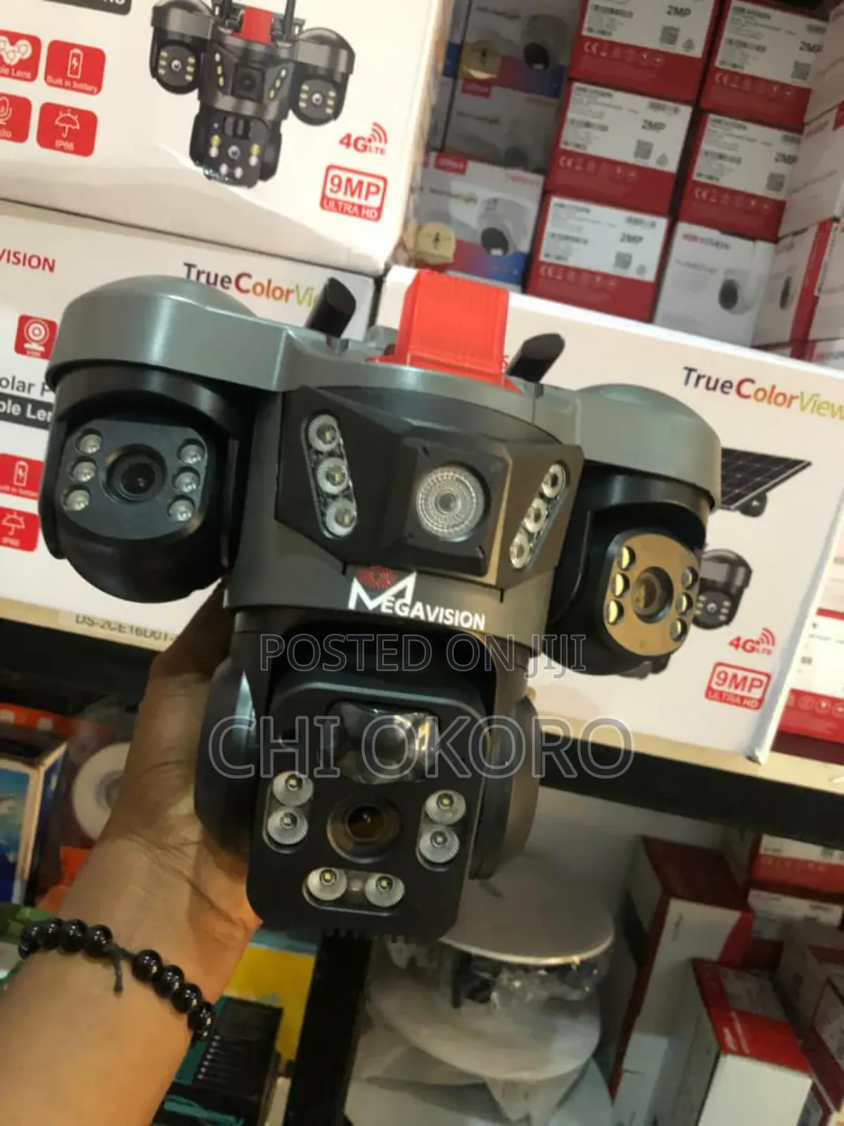 Triple Lens Solar PTZ Camera