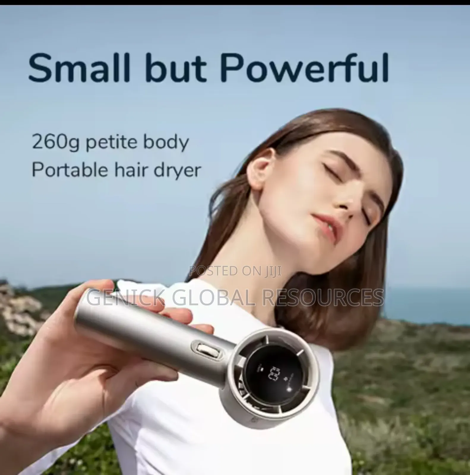 199-Speed Cooling Digital Rechargeable Handheld Fan (Non Foldable)