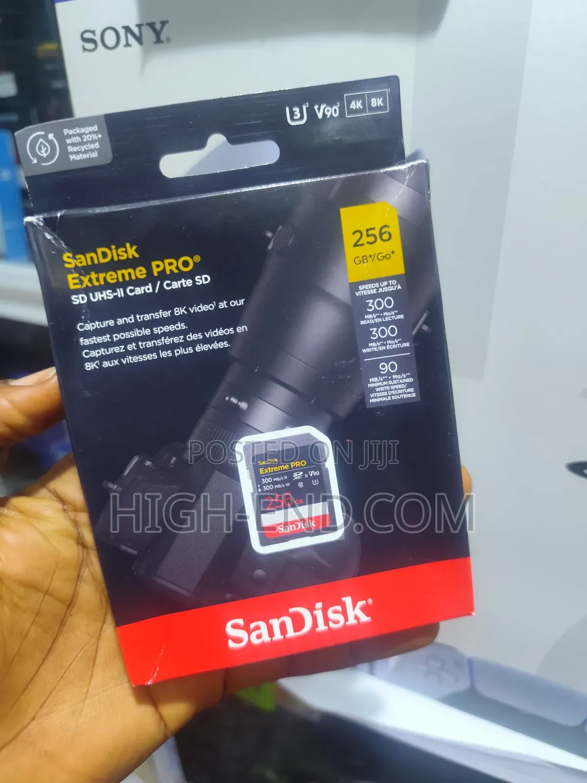 Sandisk Extreme Pro Sd Uhs-Ii 256gb 300mb/P