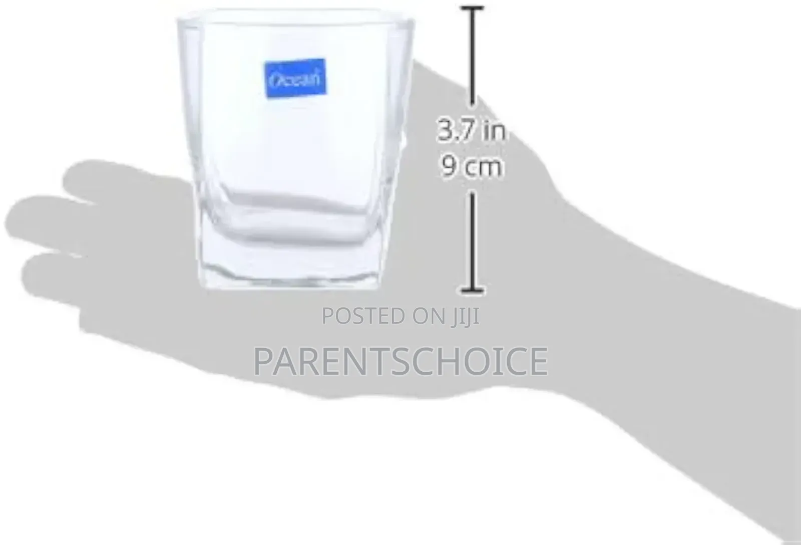 Plaza Rock Glass Cup, Set of 6, 195 Ml