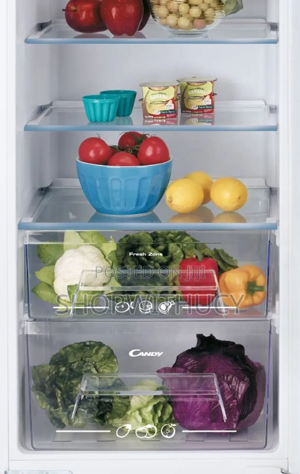 Candy Cflo 3550e/N Built-in Fridge/Recall Door Technology/316 Litres