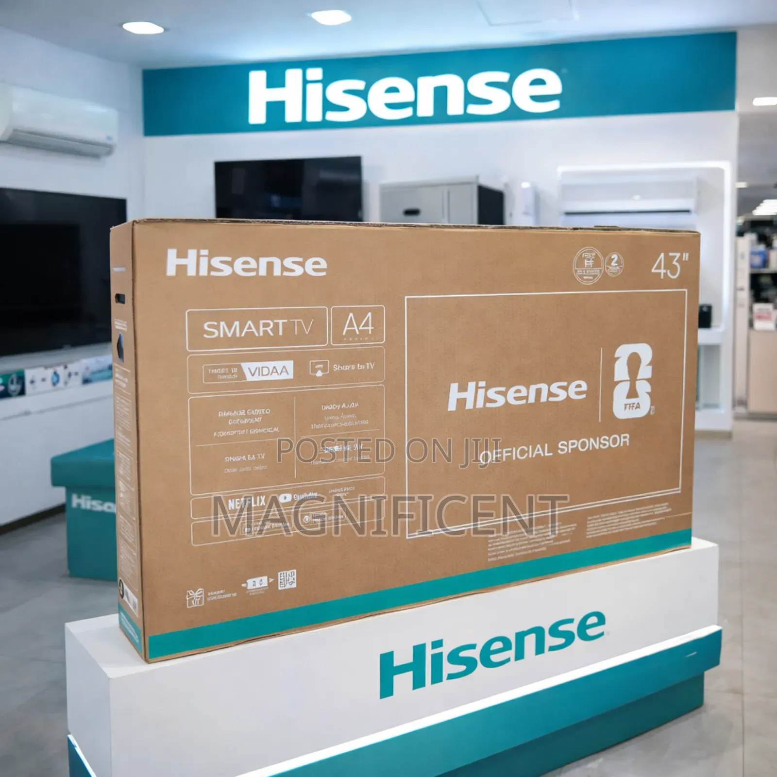 Original Hisense 43-Inch Smart Led Television – Full Hd | Clear Pictu