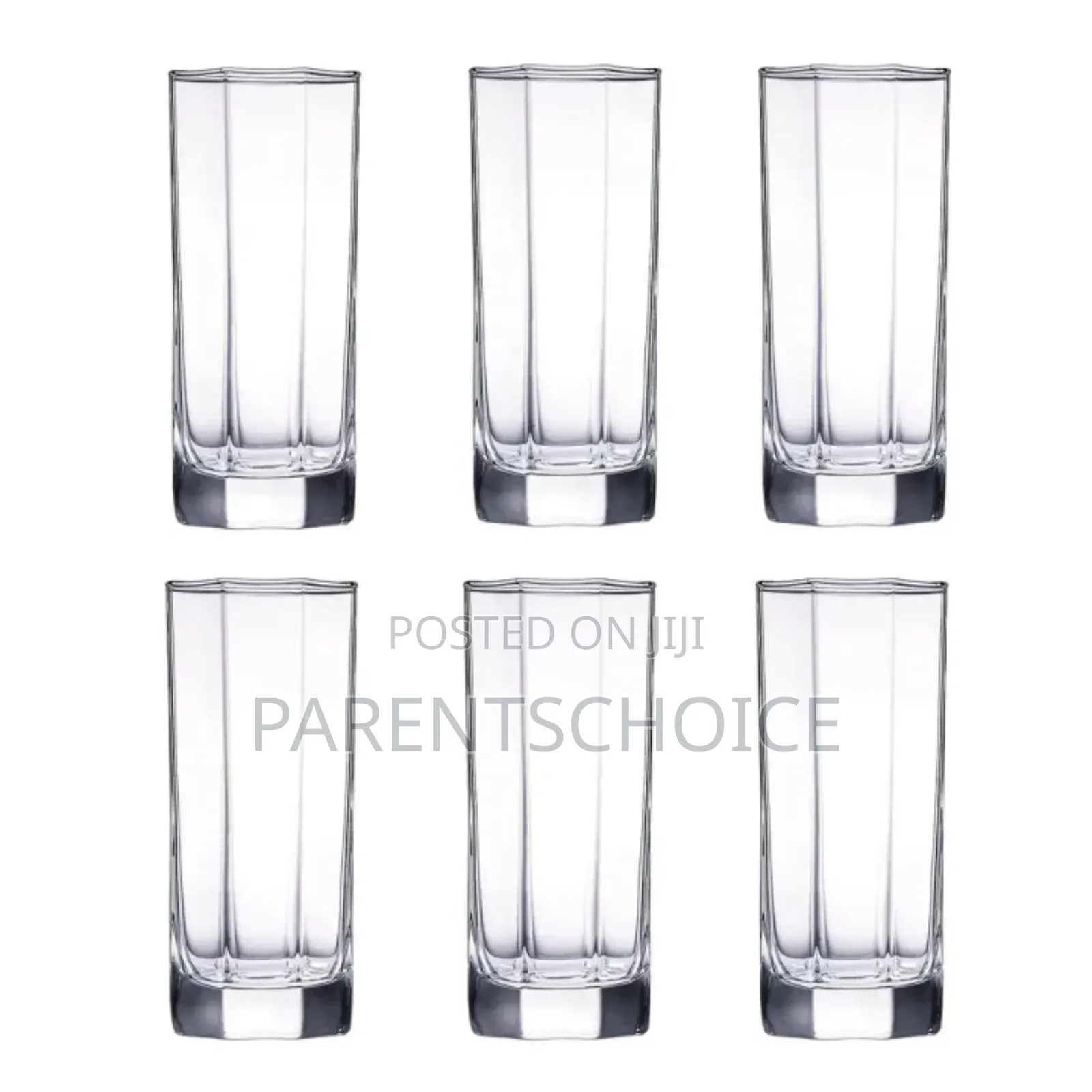 Drinking Glasses Crystal Set of 6 Pieces