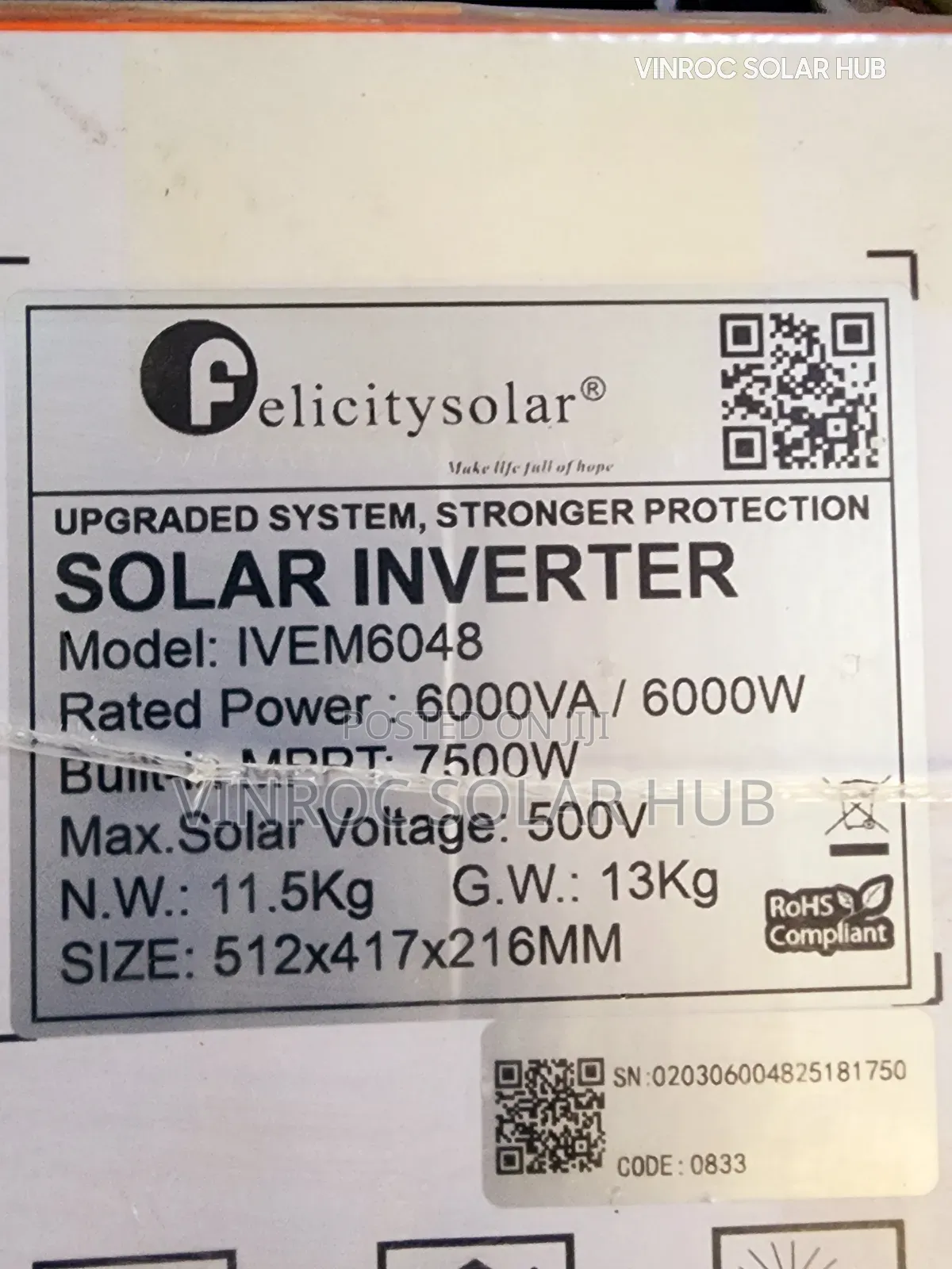 6kva Felicity Inverter