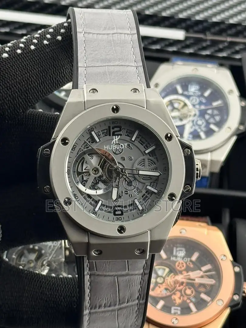Quality Hublot Chronograph Double Strap Wrist-Watch