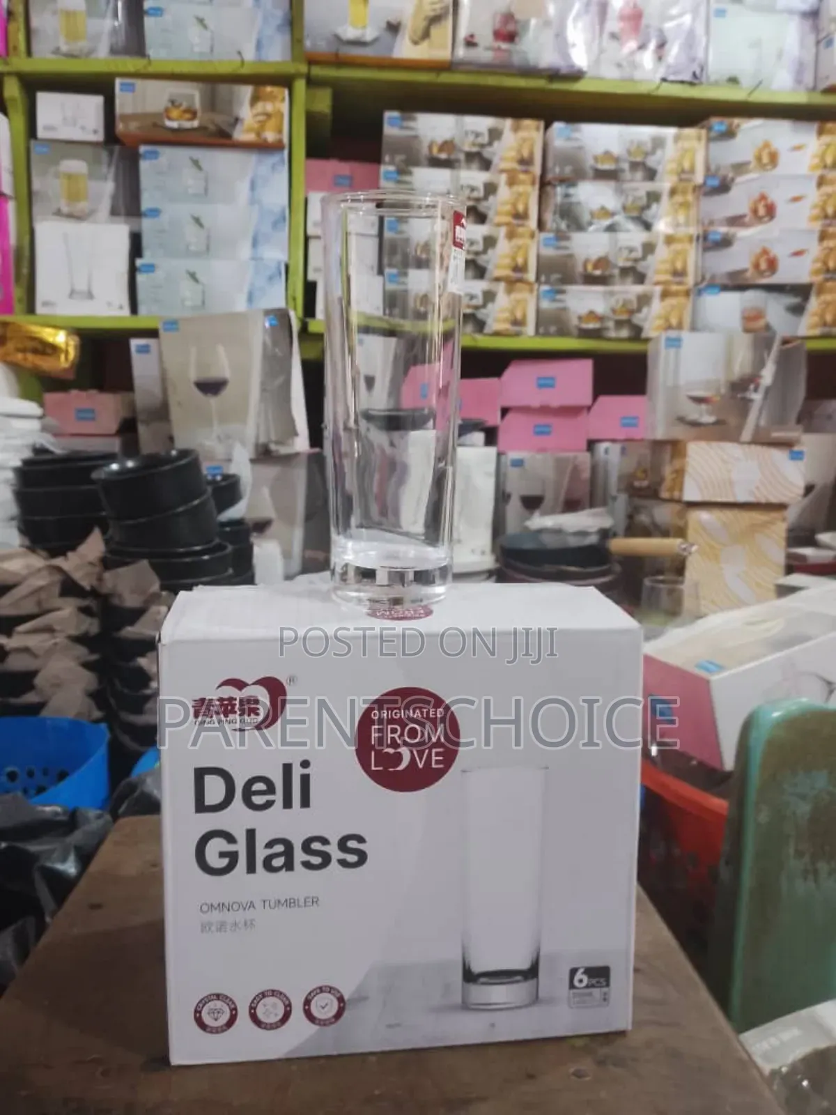 Deli Glass 6 PCS Glass Tumbler Set 310ml