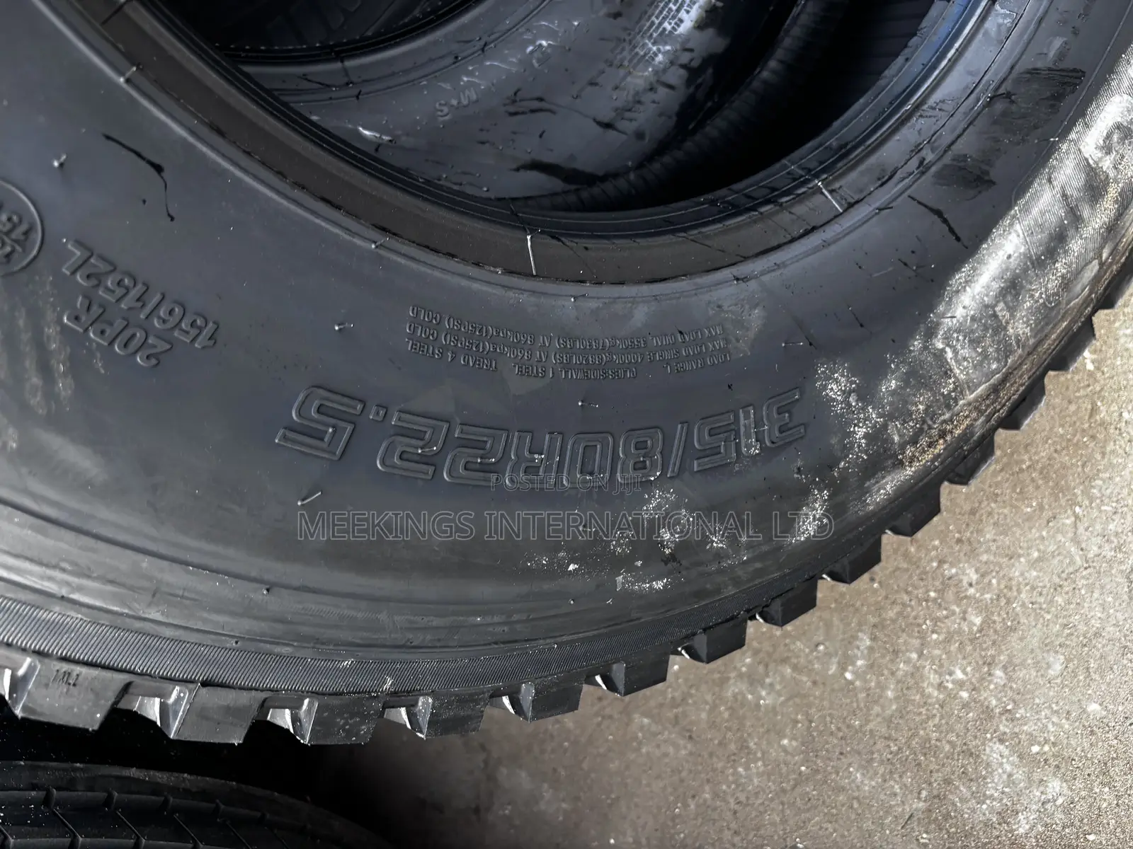 Brand New 315/80r22.5 Roadwing Tyre Available