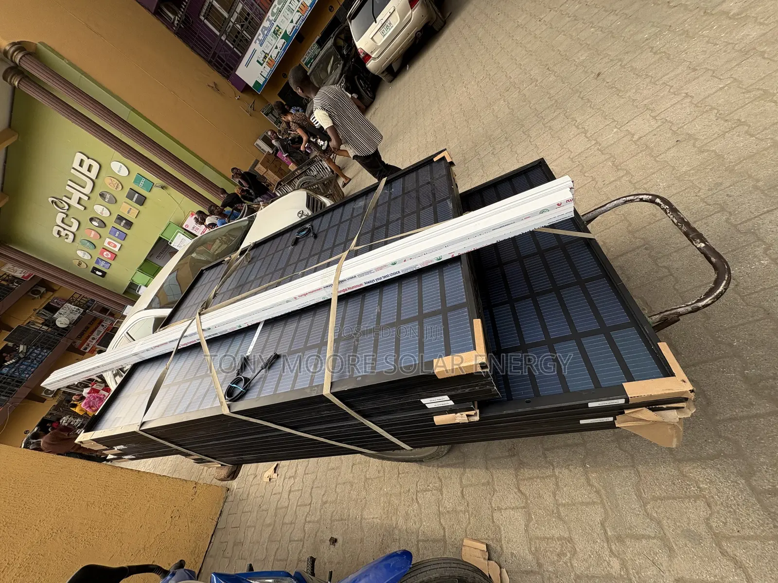 600w Trina Solar Panel – All Black Bifacial (144 Cells) – Brand New