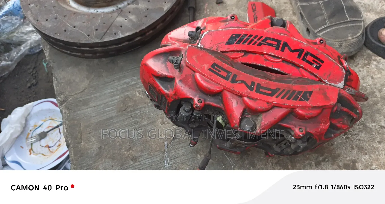 Gle 2020 Model Front Brake Disc and Caliper Amg Type