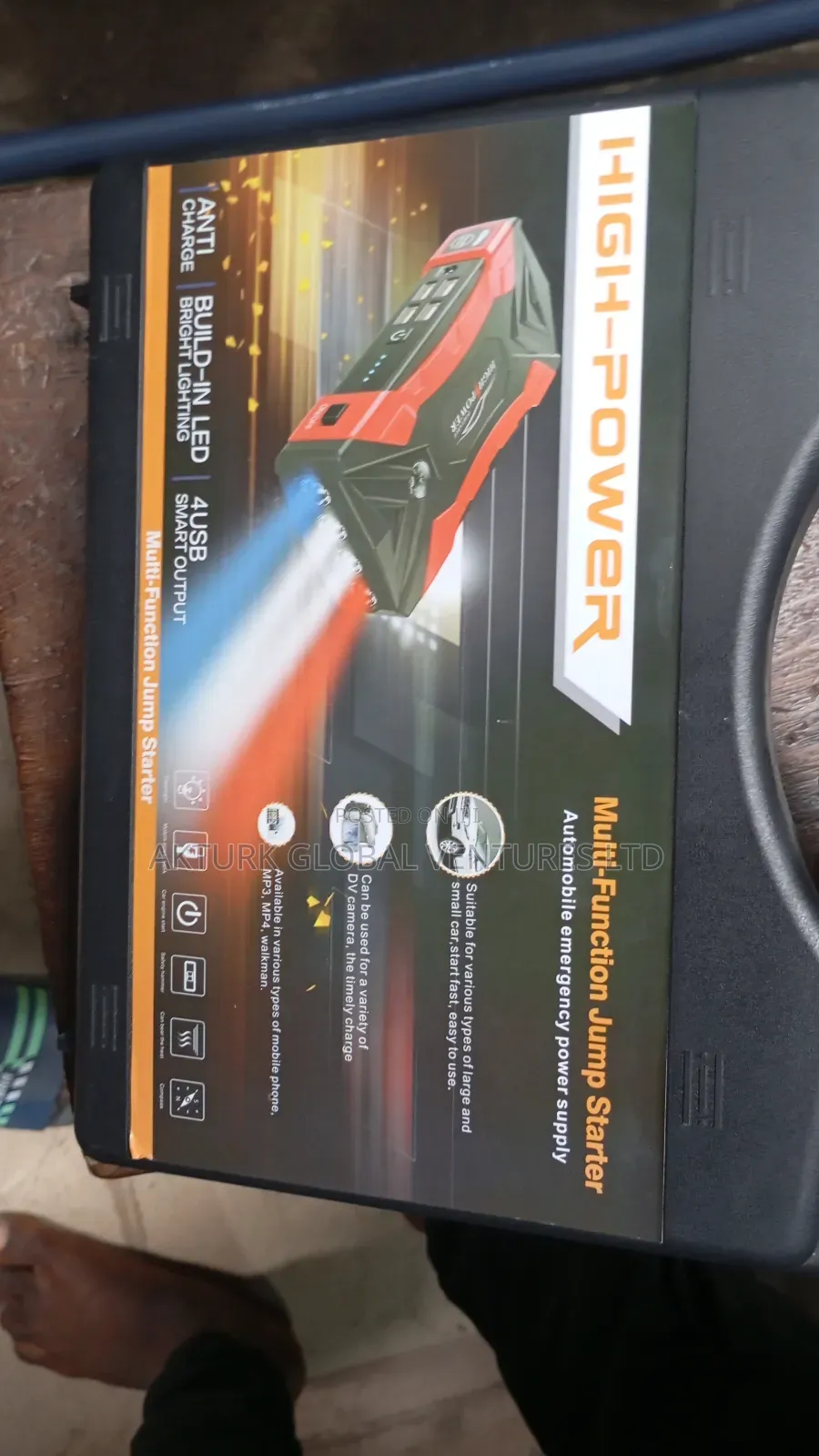 Battery Booster Jump Started