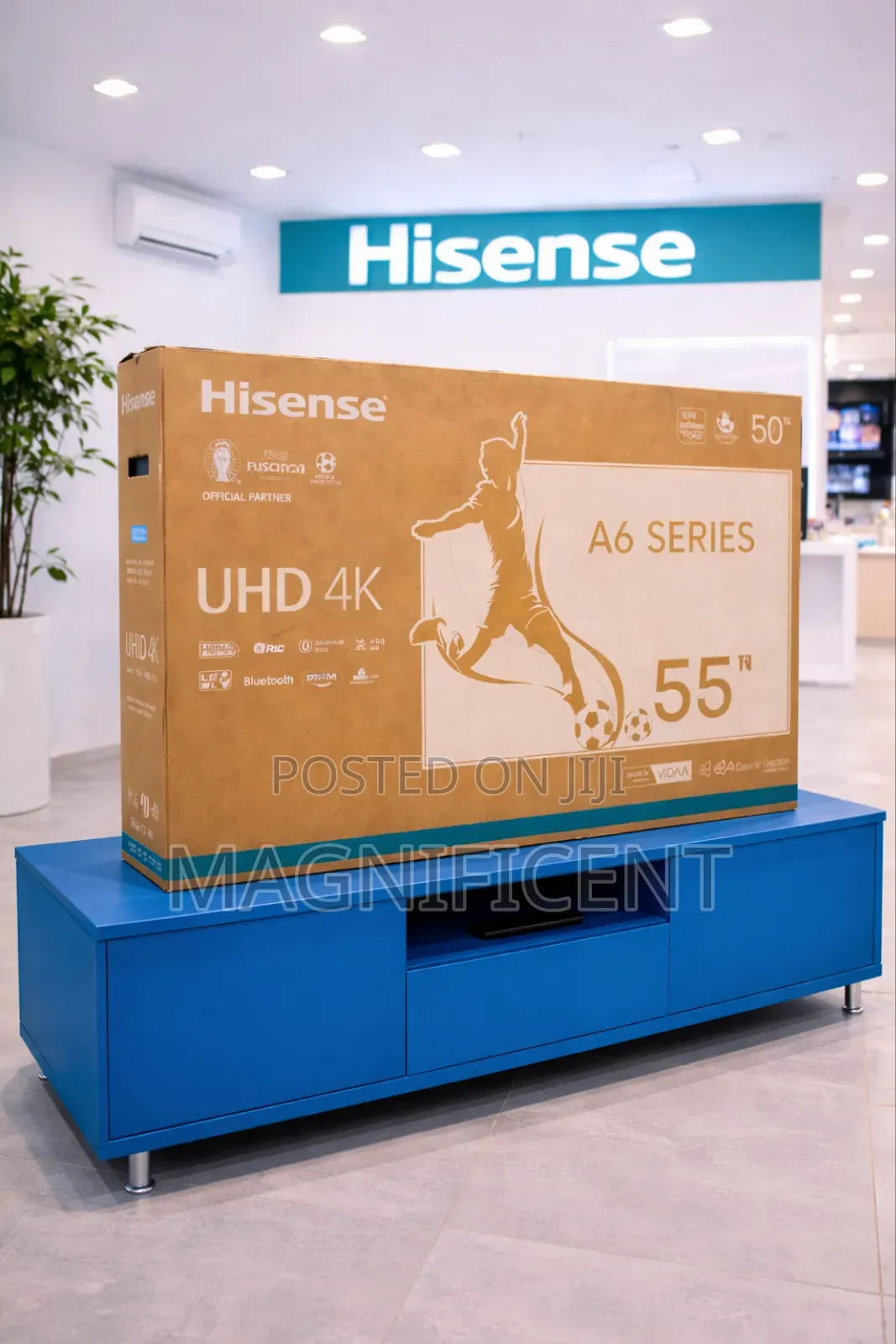 Original 55inc Hisense Smart Tv – Uhd A6 Series | Vidaa Smart Os