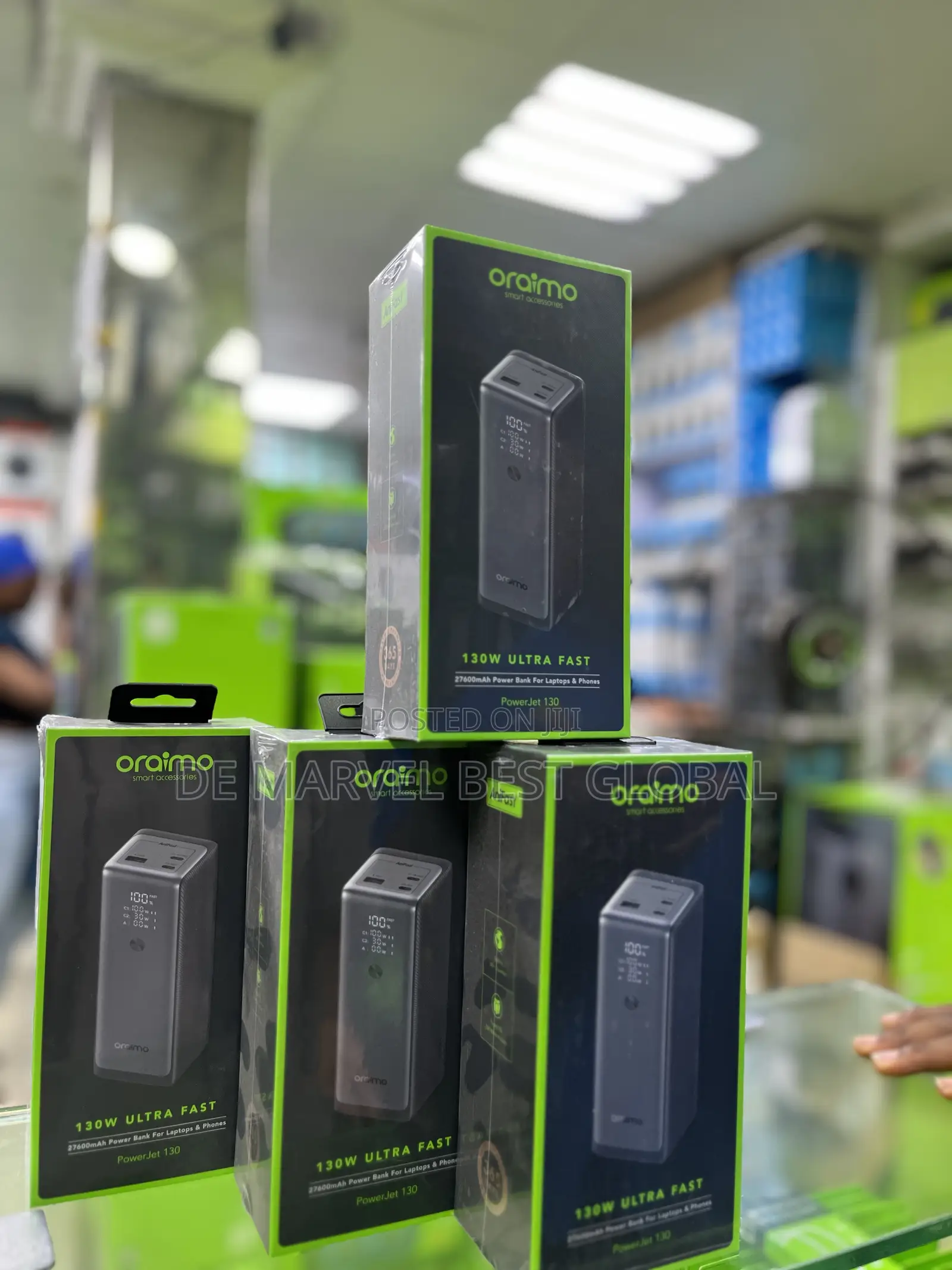 Oraimo 27,600mah Laptop Power Bank 130watts
