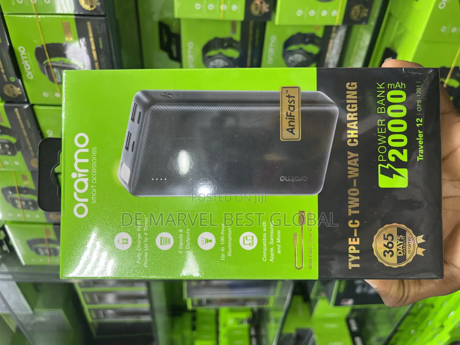 Oraimo 20,000mah Power Bank