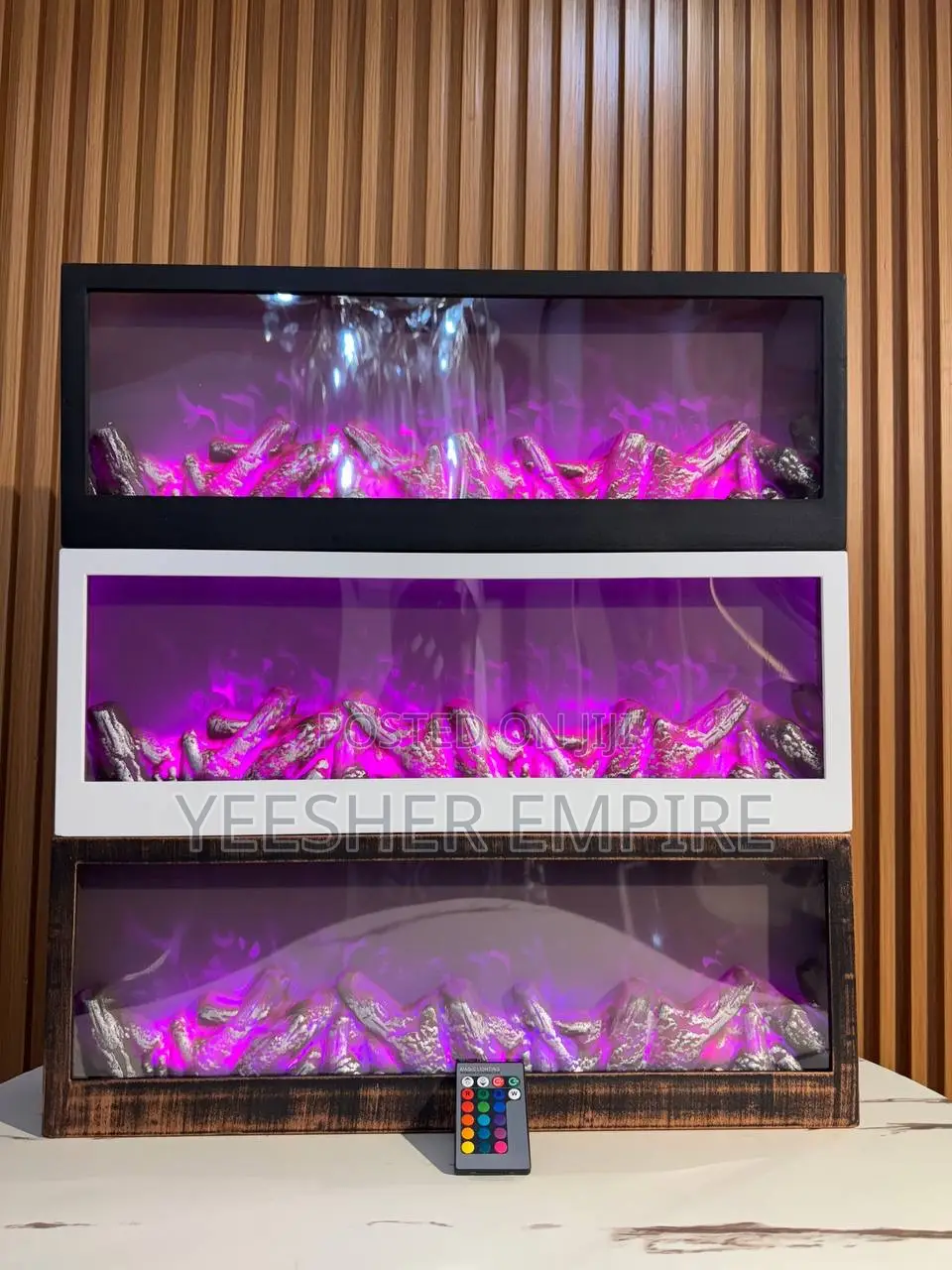 Top-quality Large Multicolored 3d Fireplace