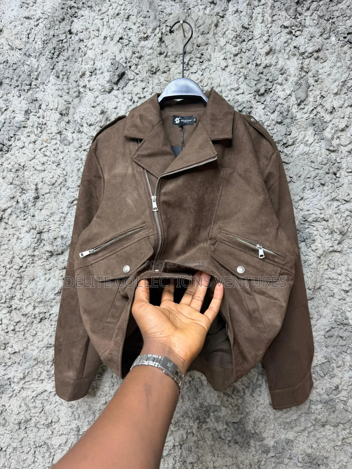 *American Lapel Suede Biker Jackets in Store* *Sizes: M - 3xl
