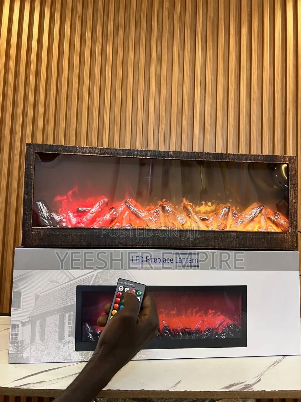 Luxury-grade Oversized 3d Multicolored Fire Feature