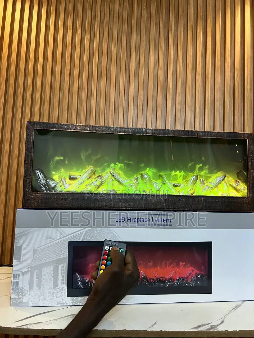 Ultra-premium Big 3d Multicolored Fireplace
