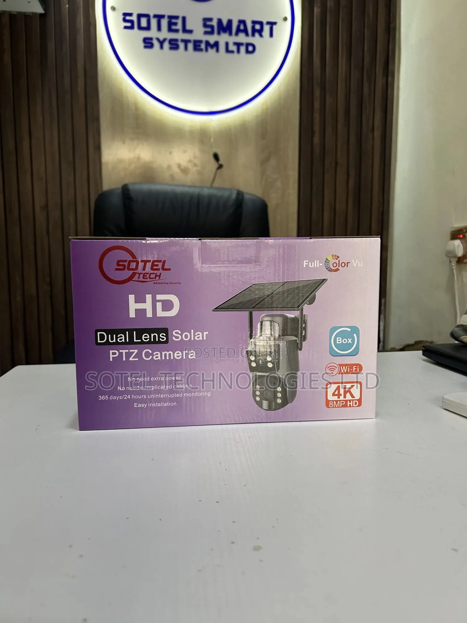 8mp Solar PTZ Camera | Dual Lens Hd | Wifi CCTV | Night Vision