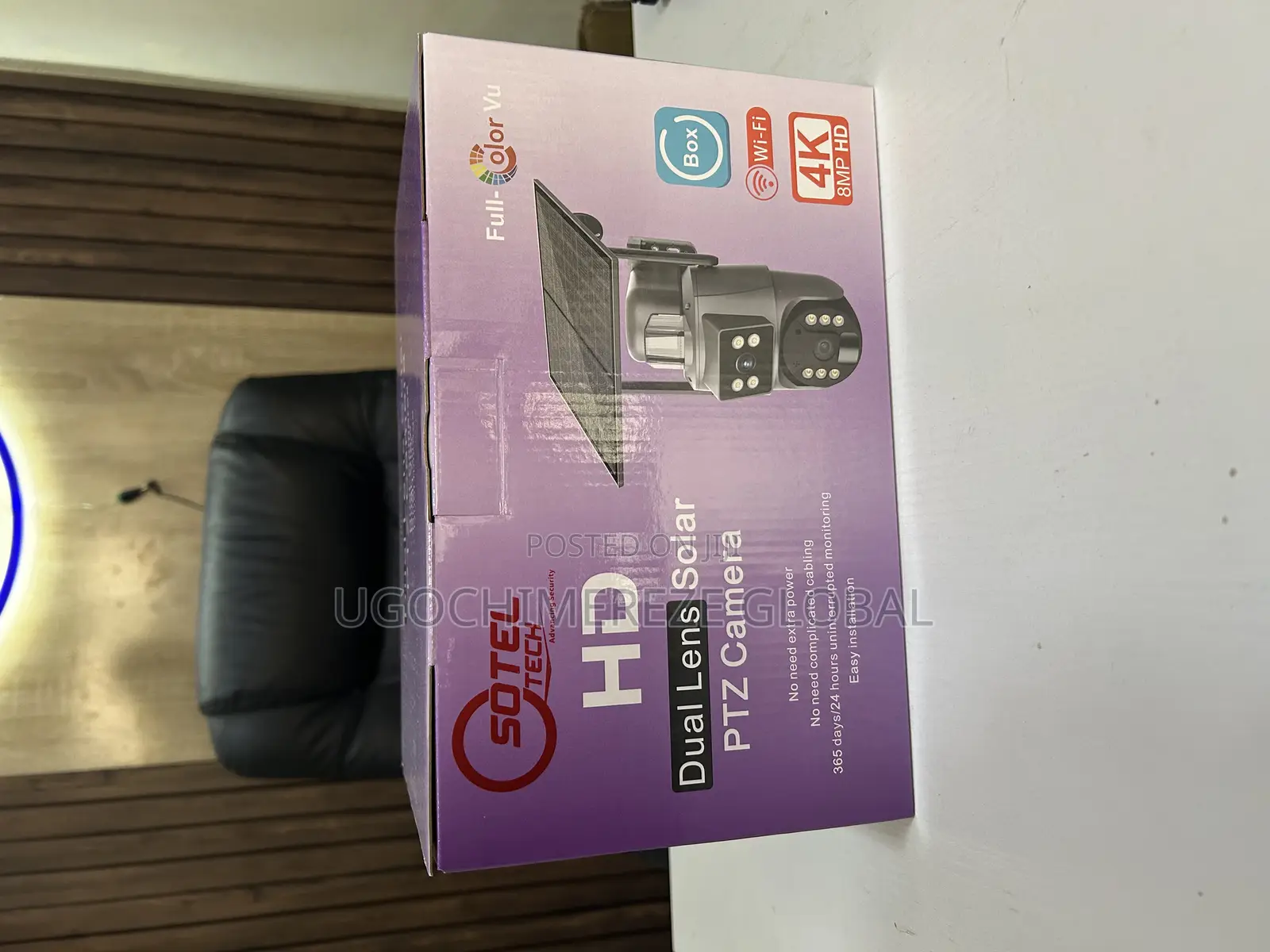 Sotel Hd Dual Lens Solar PTZ Camera (Wifi / 8mp)
