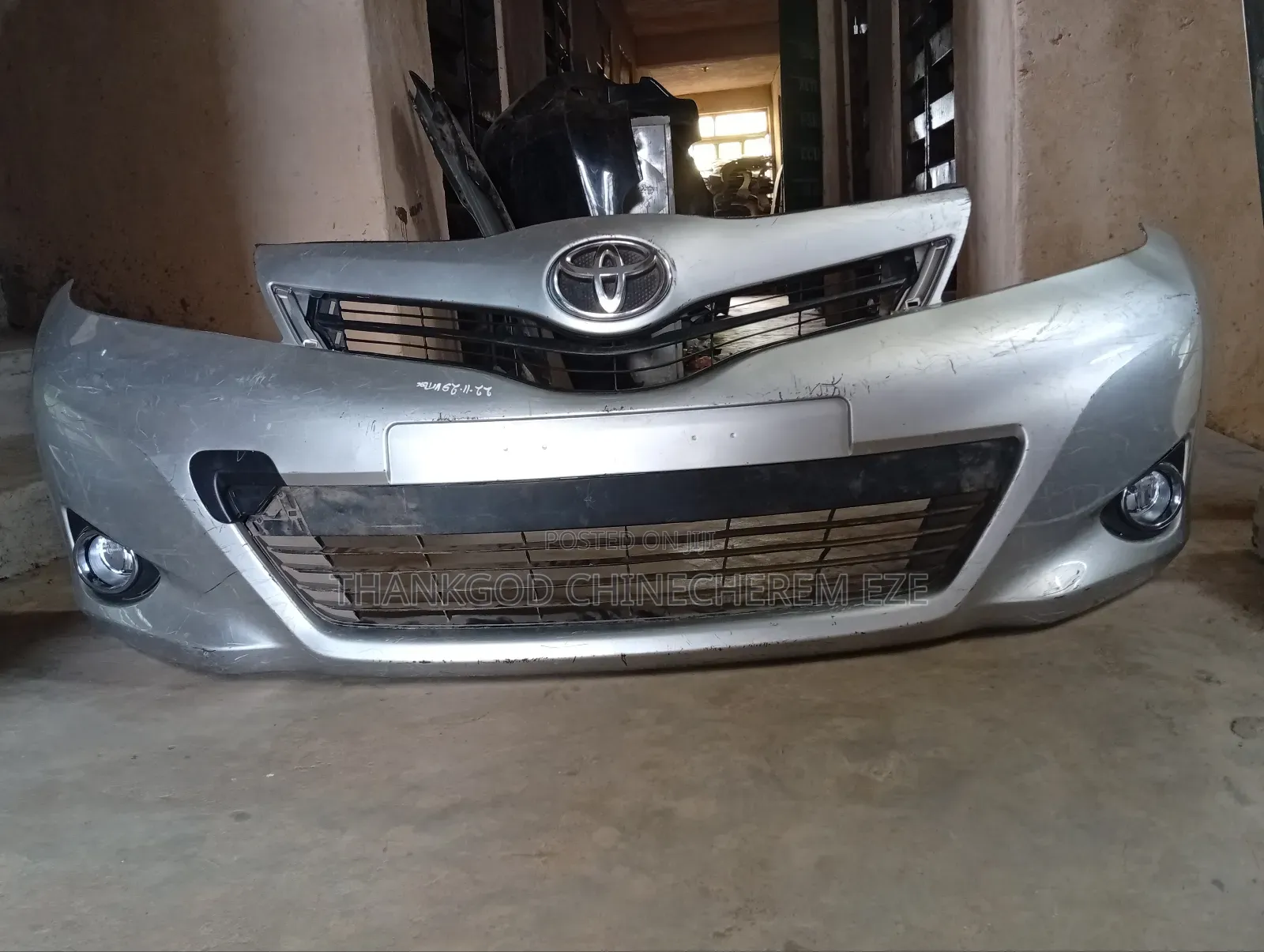 Complete Front Bumper Yaris 2014 Model Lift Back