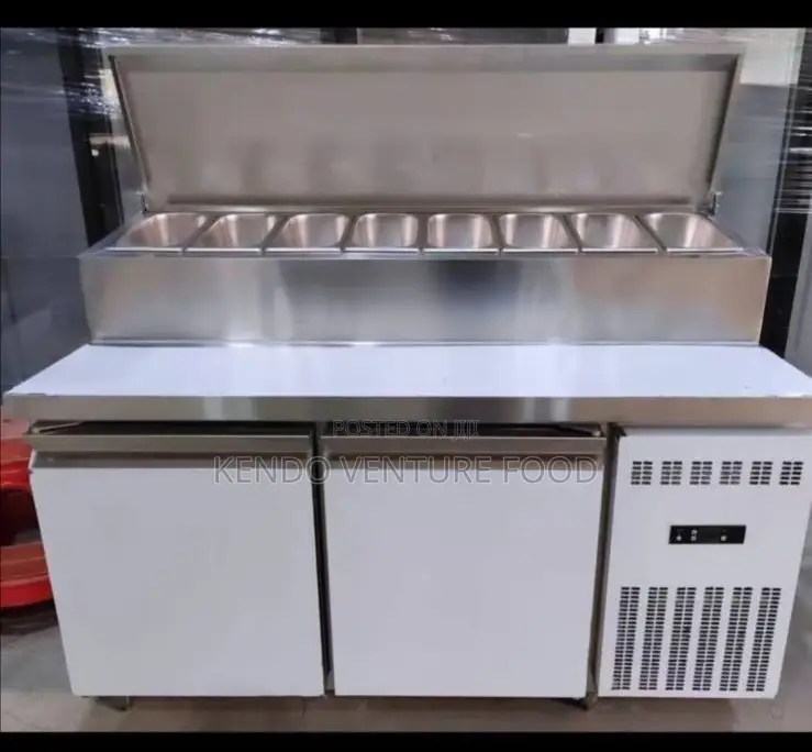Salad Bar Machine With Under Bar Chiller