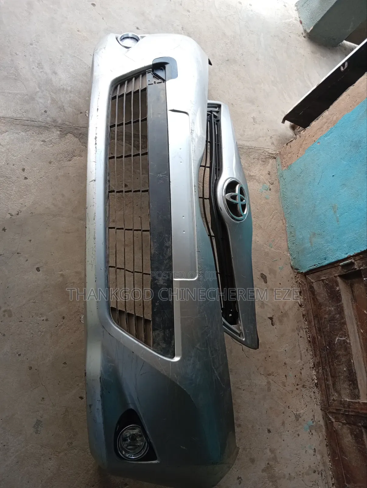 Complete Front Bumper Yaris 2014 Model Lift Back