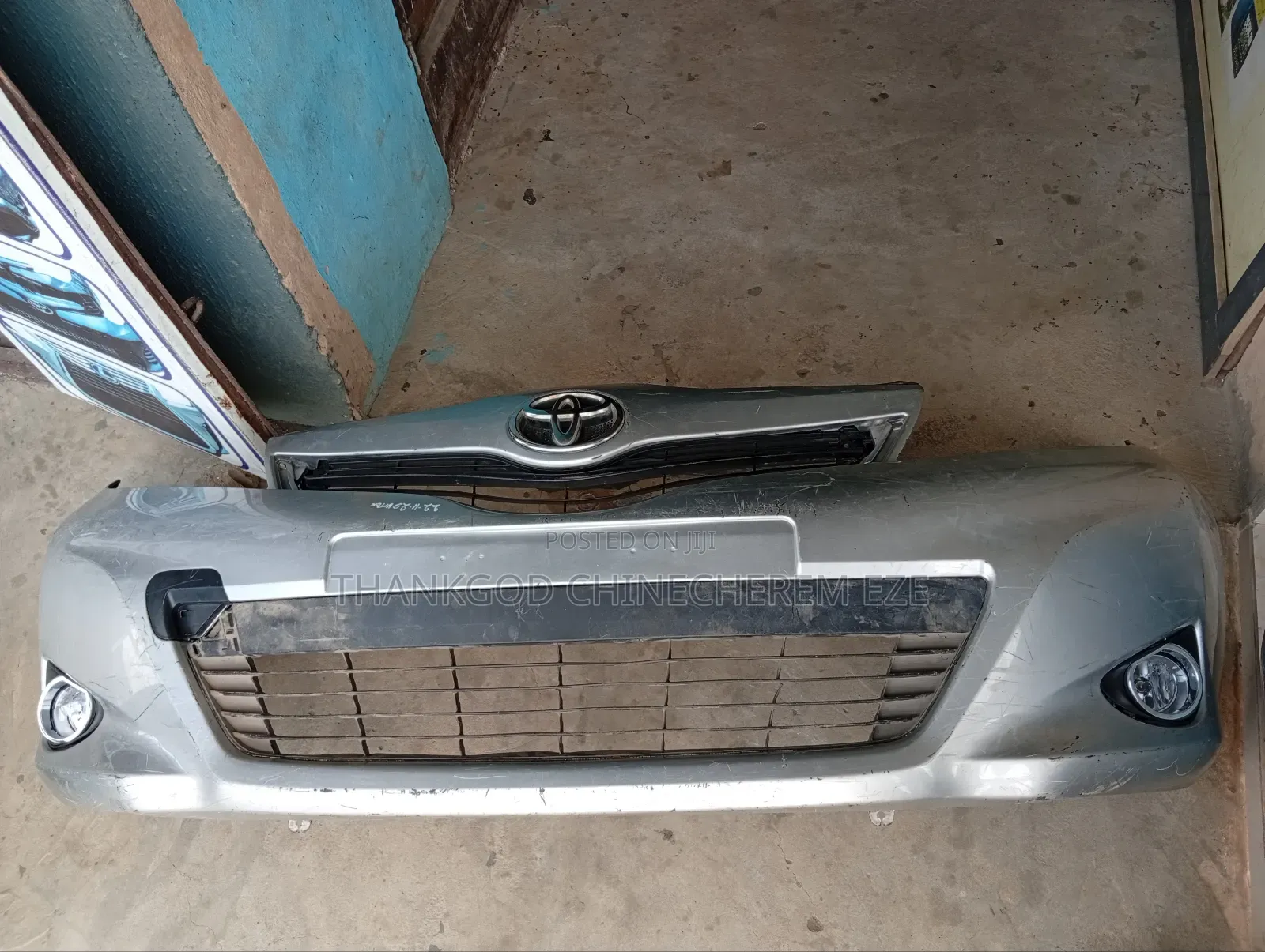 Complete Front Bumper Yaris 2014 Model Lift Back