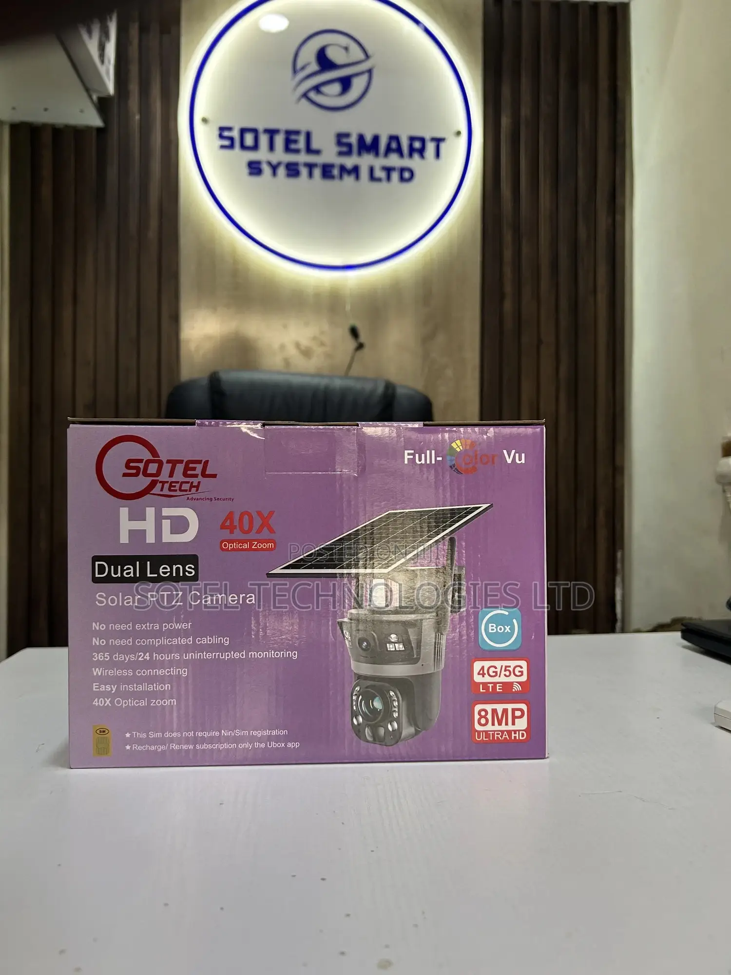 40x Optical Zoom Solar 4g Dual Lens CCTV Camera | 8mp Ultra Hd |
