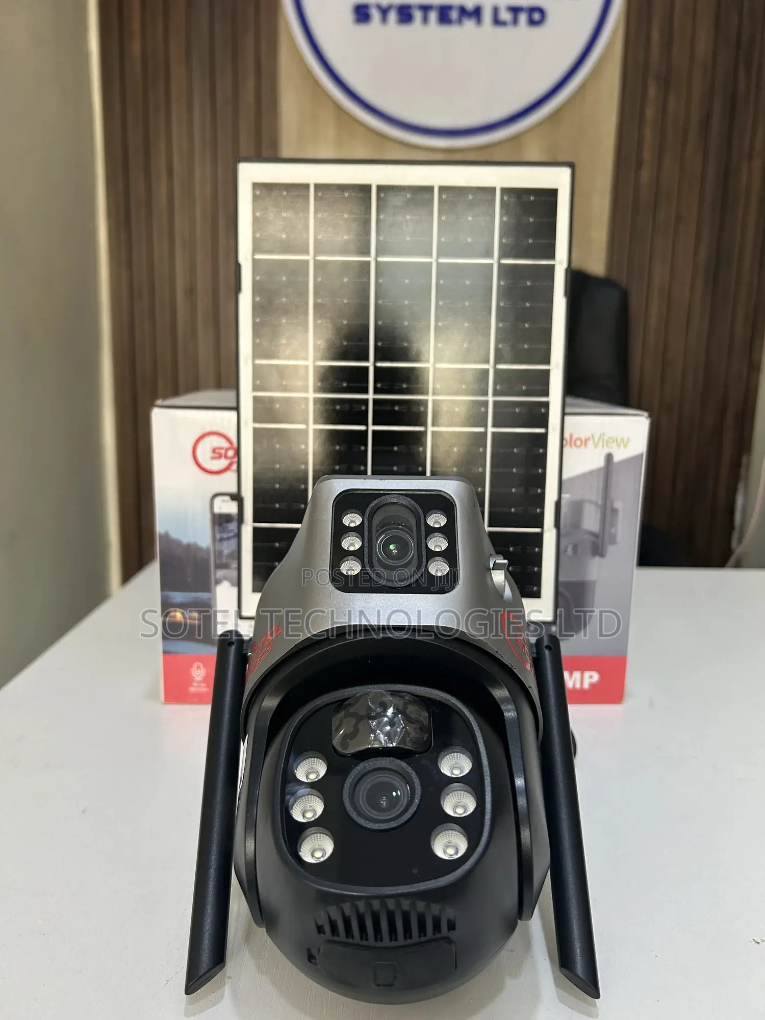 8mp V380pro 4g Solar CCTV Camera Dual Lens | 360° PTZ Outdoor Camera