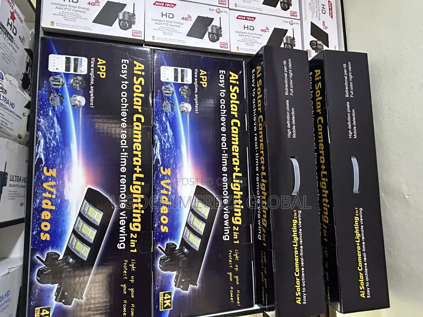 Ai Solar Camera With Street Light 2-in-1 | Ultra Hd | 3 Camera View