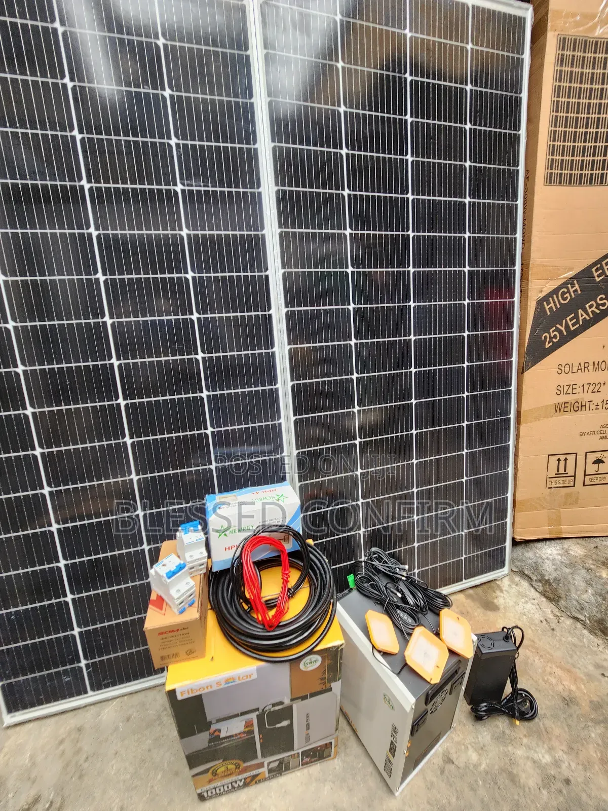 Complete Set of 2kwh Lithium Battery Solar Power Generator