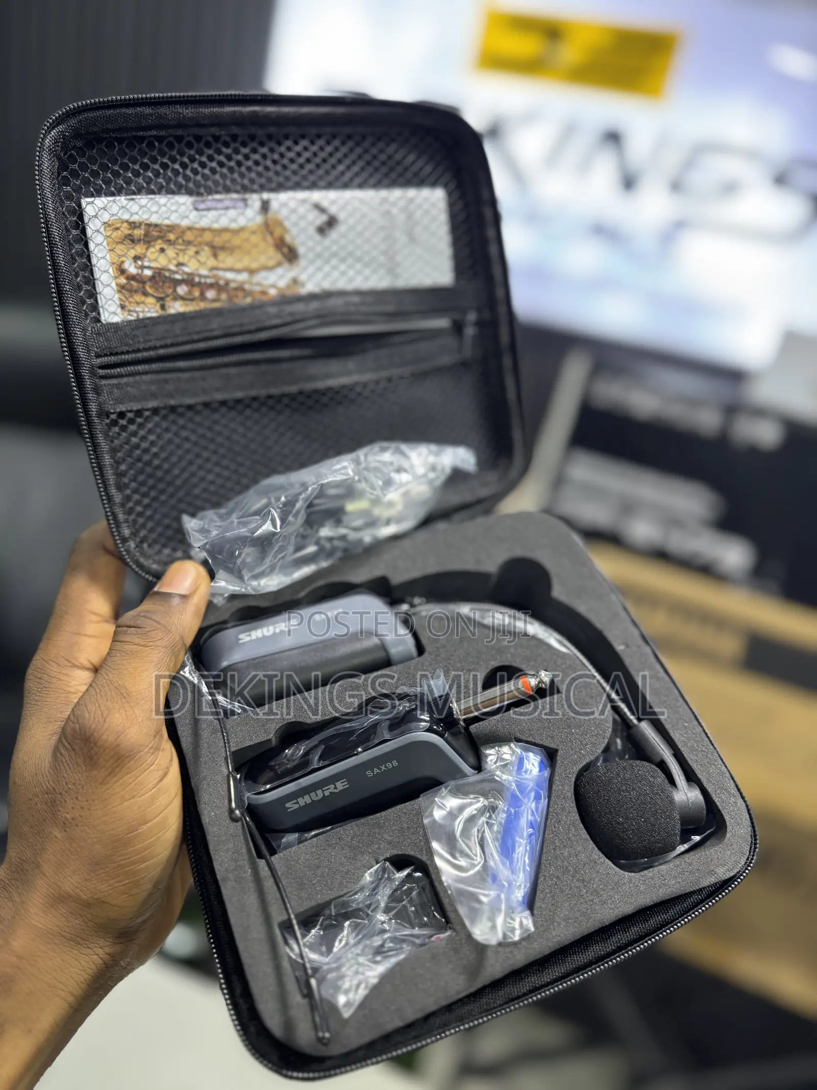 Shure Uhf Saxophone Instruments Wireless Microphone Sax Mic