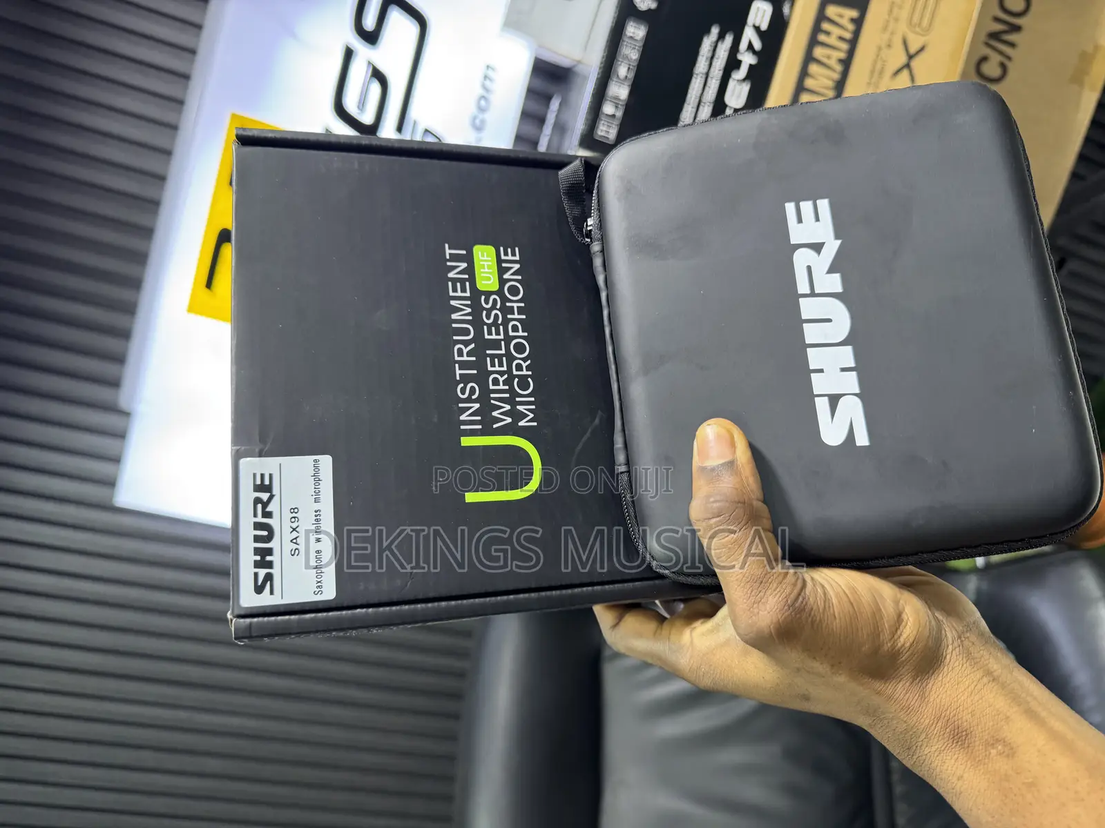 Shure Uhf Saxophone Instruments Wireless Microphone Sax Mic