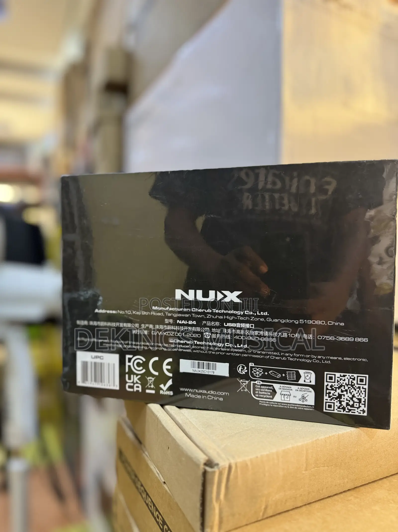 Nux Nai-24 Usb Audio Interface 2 in 4 Out Soundcard